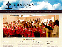 Tablet Screenshot of johnknoxpres.org